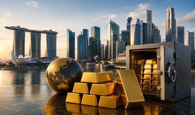 Singapur küresel altın ticaretinde Londra ve New York'a alternatif sistem kuruyor